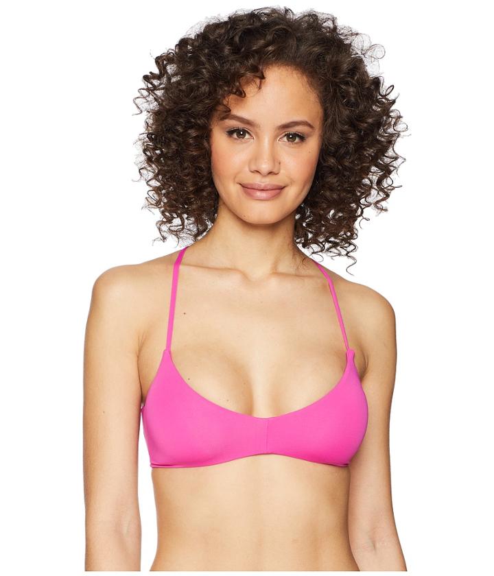 O'neill Salt Water Solids Bikini Top (rose Violet) Women's Swimwear