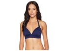 Tommy Bahama Pearl Loop Strap Halter Bra (mare Navy) Women's Swimwear
