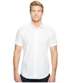 Robert Graham Modern Americana Deven Short Sleeve Woven Shirt (white) Men's Clothing