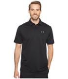 Under Armour Golf Ua Coolswitch Polo (black/black/graphite) Men's Clothing
