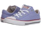 Converse Kids Chuck Taylor(r) All Star(r) Madison Star Perf Canvas Ox (little Kid/big Kid) (twilight Pulse/driftwood/white) Girls Shoes