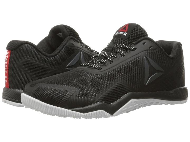 Reebok Ros Workout Tr 2.0 (stealth Black/coal/white/riot Red) Women's Cross Training Shoes