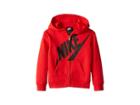 Nike Kids Futura Fleece Full Zip Hoodie (toddler) (university Red) Boy's Sweatshirt