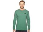 The North Face Long Sleeve Have You Heard Well-loved Cotton Tee (smoke Pine) Men's T Shirt