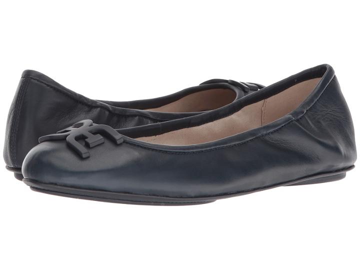 Sam Edelman Florence (seablue Nappa Luva Leather) Women's Flat Shoes