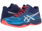 Asics Netburner Ballistic Ff Mt (race Blue/silver) Men's Volleyball Shoes