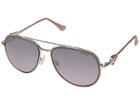 Guess Gf0344 (shiny Rose Gold/gradient Bordeaux) Fashion Sunglasses