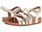 Fitflop Lumy Leather Sandal (pale Gold) Women's Sandals