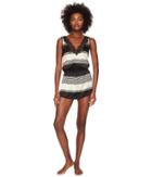 Stella Mccartney Poppy Snoozing All-in-one (black/cream Stripe) Women's Jumpsuit & Rompers One Piece