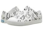 Native Kids Shoes Jefferson Print (little Kid) (shell White/shell White/animalia) Kids Shoes
