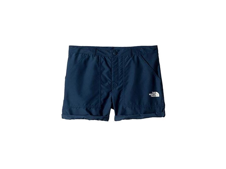 The North Face Kids Amphibious Shorts (little Kids/big Kids) (blue Wing Teal/tnf White (prior Season)) Girl's Shorts
