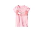 Nike Kids Half Tone Heart Core Short Sleeve Tee (little Kids) (pink) Girl's T Shirt