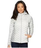 Mountain Hardwear Micro Ratio Hooded Down Jacket (grey Ice) Women's Coat