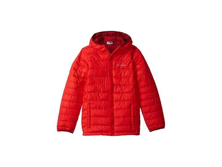 Columbia Kids Powder Litetm Puffer (little Kids/big Kids) (red Spark/red Element) Boy's Coat