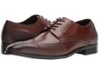 Kenneth Cole New York Design 10381 (cognac) Men's Lace Up Wing Tip Shoes