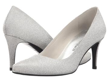 Stuart Weitzman Bridal & Evening Collection Tessa (argento Glitterati) High Heels