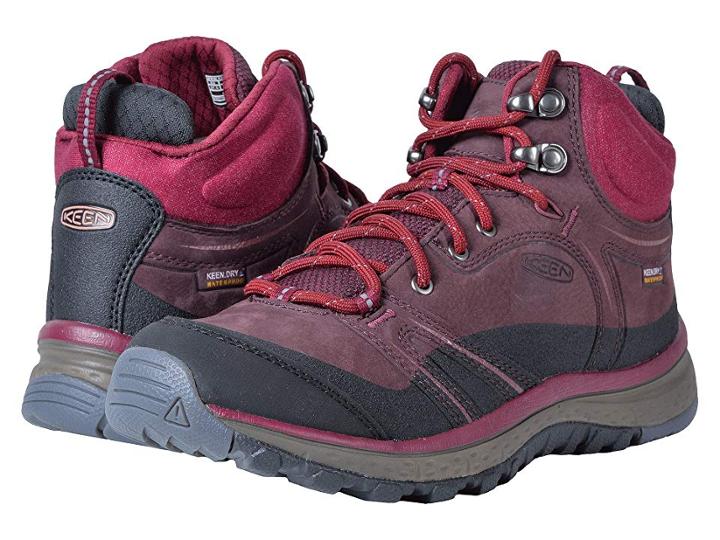 Keen Terradora Leather Mid Waterproof (wine/rododendron) Women's Waterproof Boots