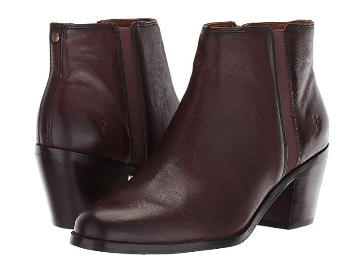 Frye Jolene Inside Zip Short (dark Brown Waxed Goat) Women's Boots