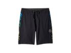 Vissla Kids Jeff Ho Zephyr Four-way Stretch 17 Boardshorts (big Kids) (black) Boy's Swimwear