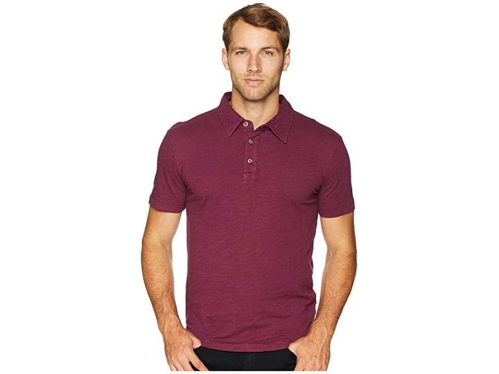 Mod-o-doc Zuma Short Sleeve Polo (mulberry) Men's Clothing