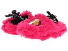 Favorite Characters Barbie(r) 1bbf200 Furry Slipper (toddler/little Kid) (bright Pink) Girls Shoes