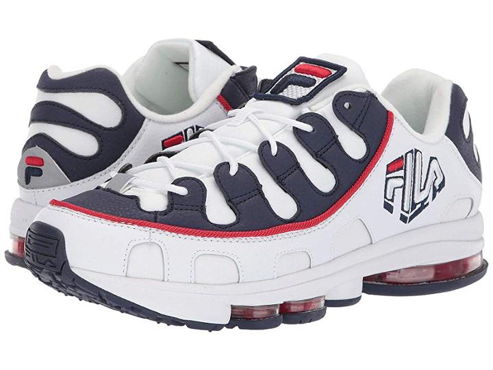 Fila Silva Trainer (white/fila Navy/fila Red) Men's Running Shoes