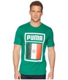 Puma Forever Football Country Tee (power Green/mexico) Men's T Shirt