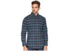 Pendleton Lister Flannel Fitter Shirt (blue/black Ombre) Men's Clothing