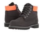 Timberland Kids 6 Premium Waterproof Boot Core (toddler/little Kid) (gunmetal Waterbuck/reflective Collar) Boys Shoes