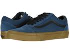 Vans Old Skooltm ((gum Outsole) Dark Denim/black) Skate Shoes