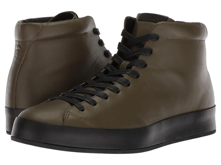 Rag & Bone Rb1 High Top Sneakers (army Smooth Nappa) Men's Lace Up Casual Shoes