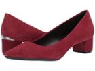 Calvin Klein Genoveva Pump (red Rock Kid Suede) Women's Shoes