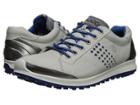 Ecco Golf Biom Hybrid 2 Hydromax(r) (concrete/royal) Men's Golf Shoes