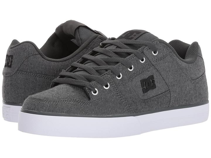 Dc Pure Tx Se (grey Ash) Men's Skate Shoes