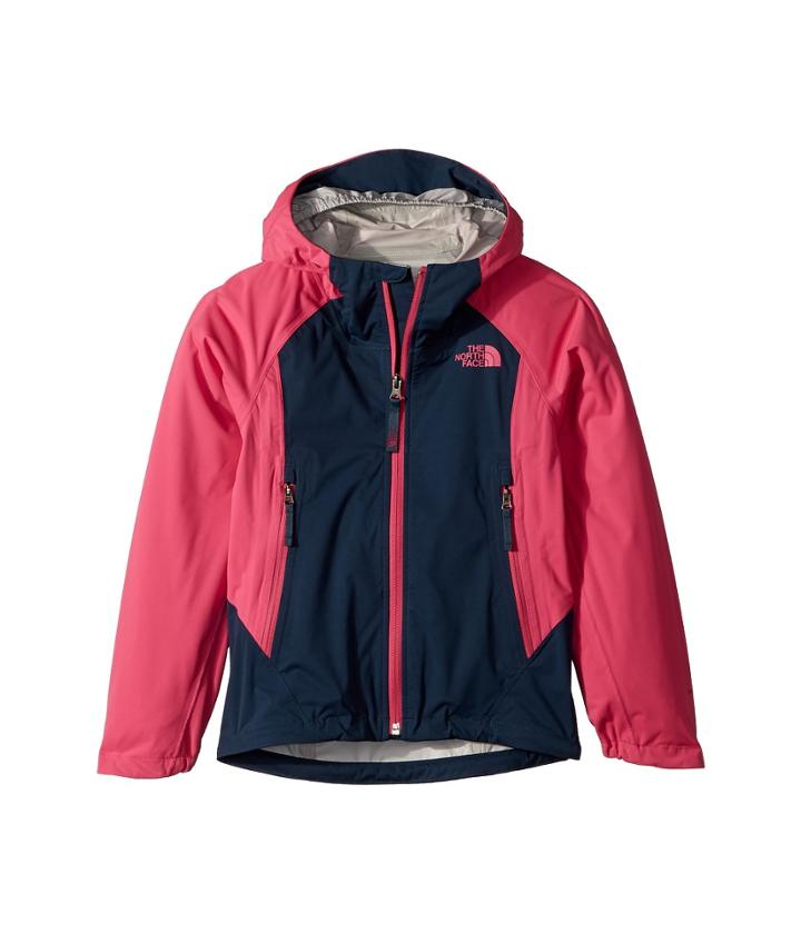 The North Face Kids Allproof Stretch Jacket (little Kids/big Kids) (petticoat Pink/blue Wing Teal) Girl's Coat