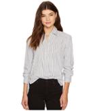 Paige Clemence Shirt (black/white Stripe) Women's Clothing