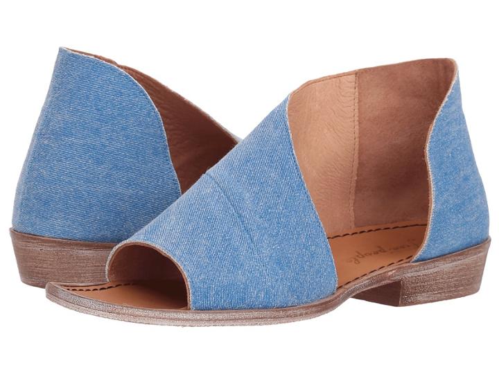 Free People Denim Mont Blanc Sandal (washed Denim) Women's Sandals