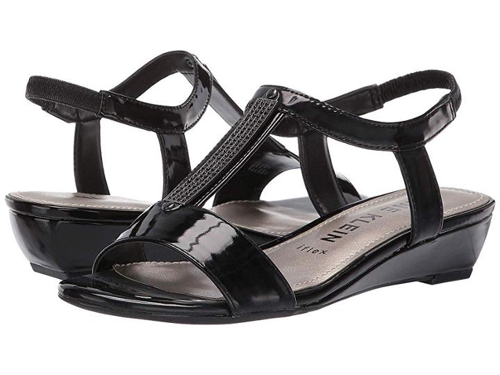 Anne Klein Melessa (black) Women's Wedge Shoes