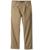 U.s. Polo Assn. Kids Flat Front Stretch Pants (little Kids) (khaki) Boy's Casual Pants