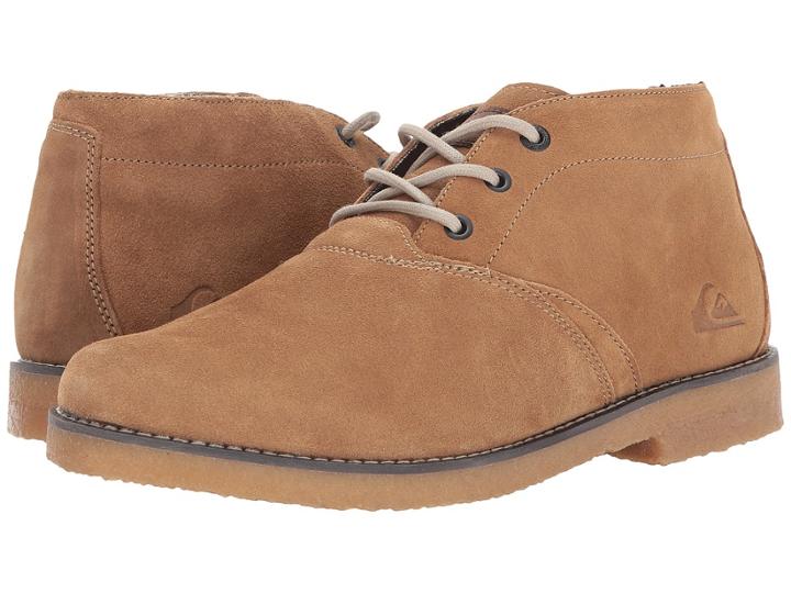 Quiksilver Harpoon V (tan Solid) Men's Lace Up Casual Shoes