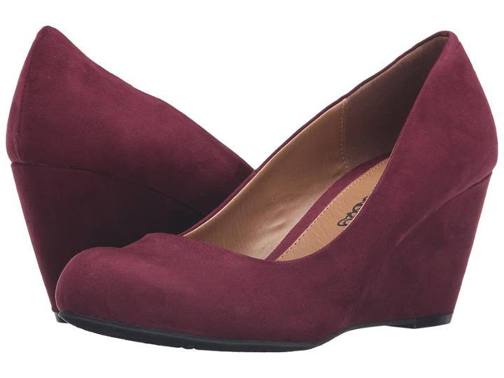 Dirty Laundry Dl Not Me Wedge Pump (merlot) Women's Wedge Shoes