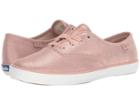 Keds Champion Glitter Suede (rose) Women's Lace Up Casual Shoes