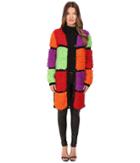 Boutique Moschino Multicolor Mod Cardigan (fantasy Print Black) Women's Sweater