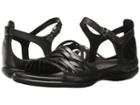 Ecco Flash Lattice Sandal (black Cow Nubuck) Women's Sandals