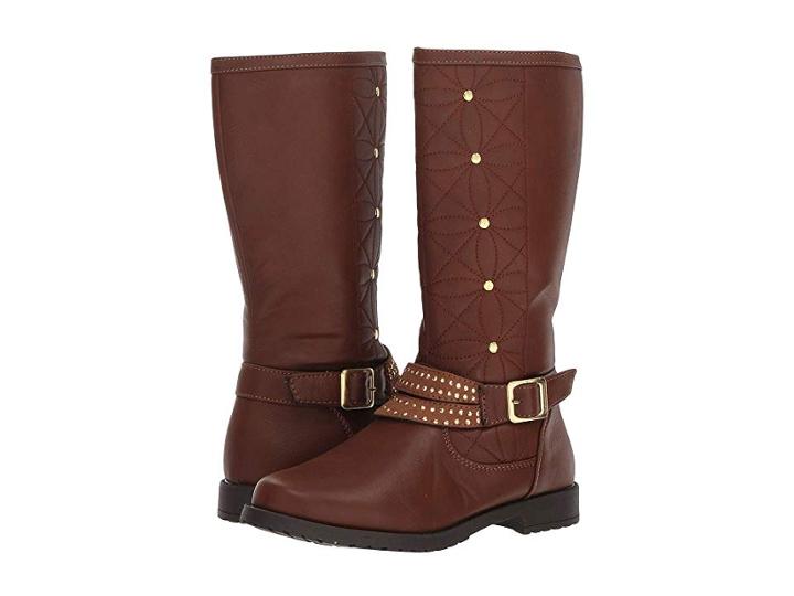 Rachel Kids Robin (little Kid/big Kid) (cognac/gold) Girl's Shoes