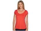 Prana Willow Top (fiery Red) Women's T Shirt