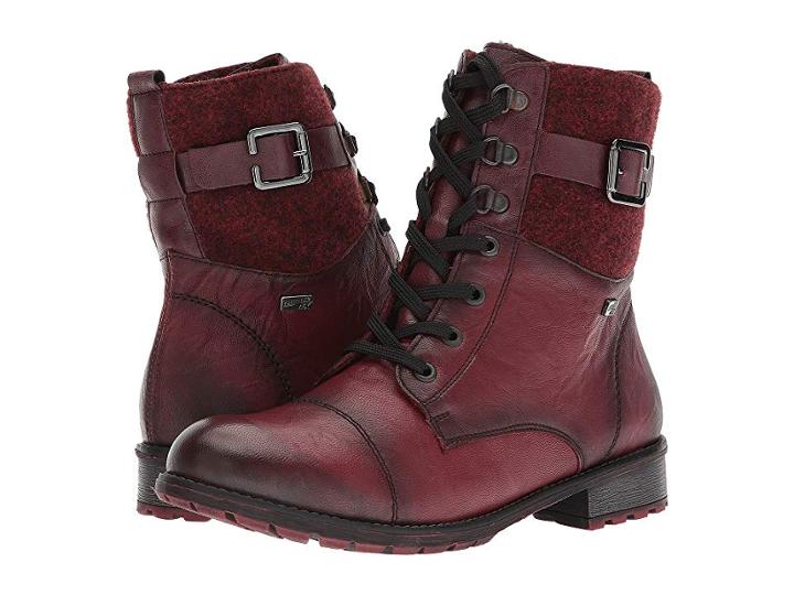 Rieker R3328 Elaine 28 (wine/bordeaux/medoc) Women's Lace-up Boots
