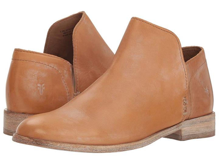 Frye Elyssa Shootie (tan Waxed Full Grain) Women's Pull-on Boots