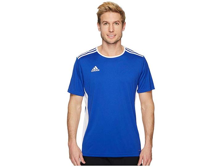 Adidas Entrada 18 Jersey (bold Blue/white) Men's Clothing
