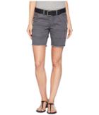 Unionbay Ambrose Midi Shorts (galaxy Grey) Women's Shorts